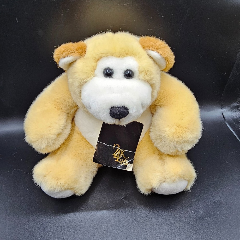 Vintage 1991 24K Polar Puff ‎ Jonah Teddy Bear 6.5" H
